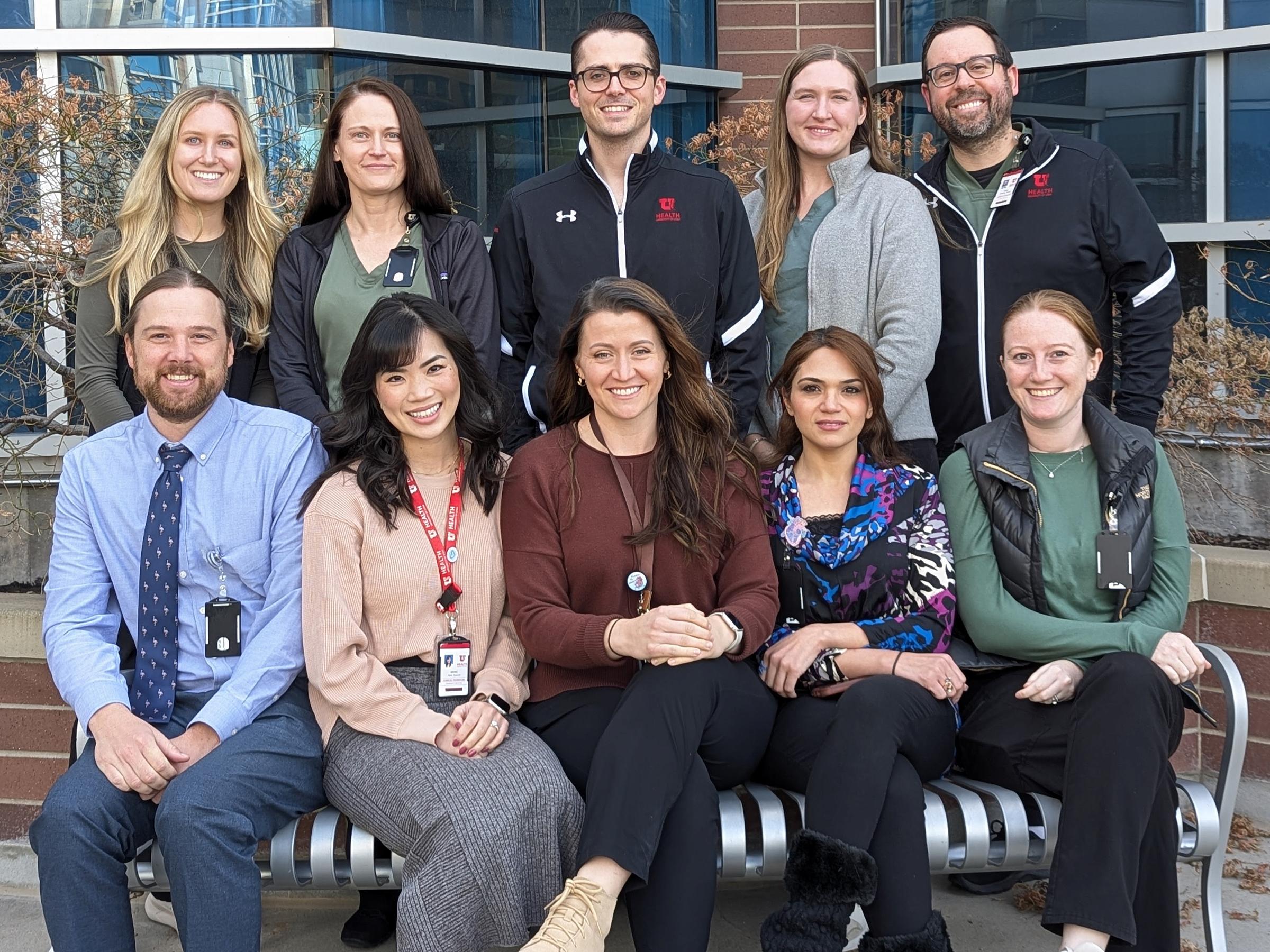 Group picture of cardiovascular medicine team